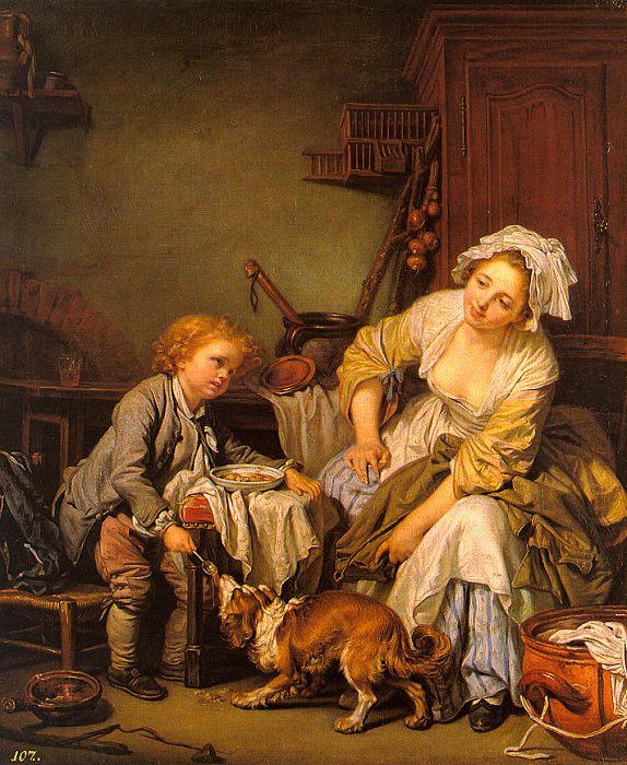 Jean Baptiste Greuze The Spoiled Child oil painting picture